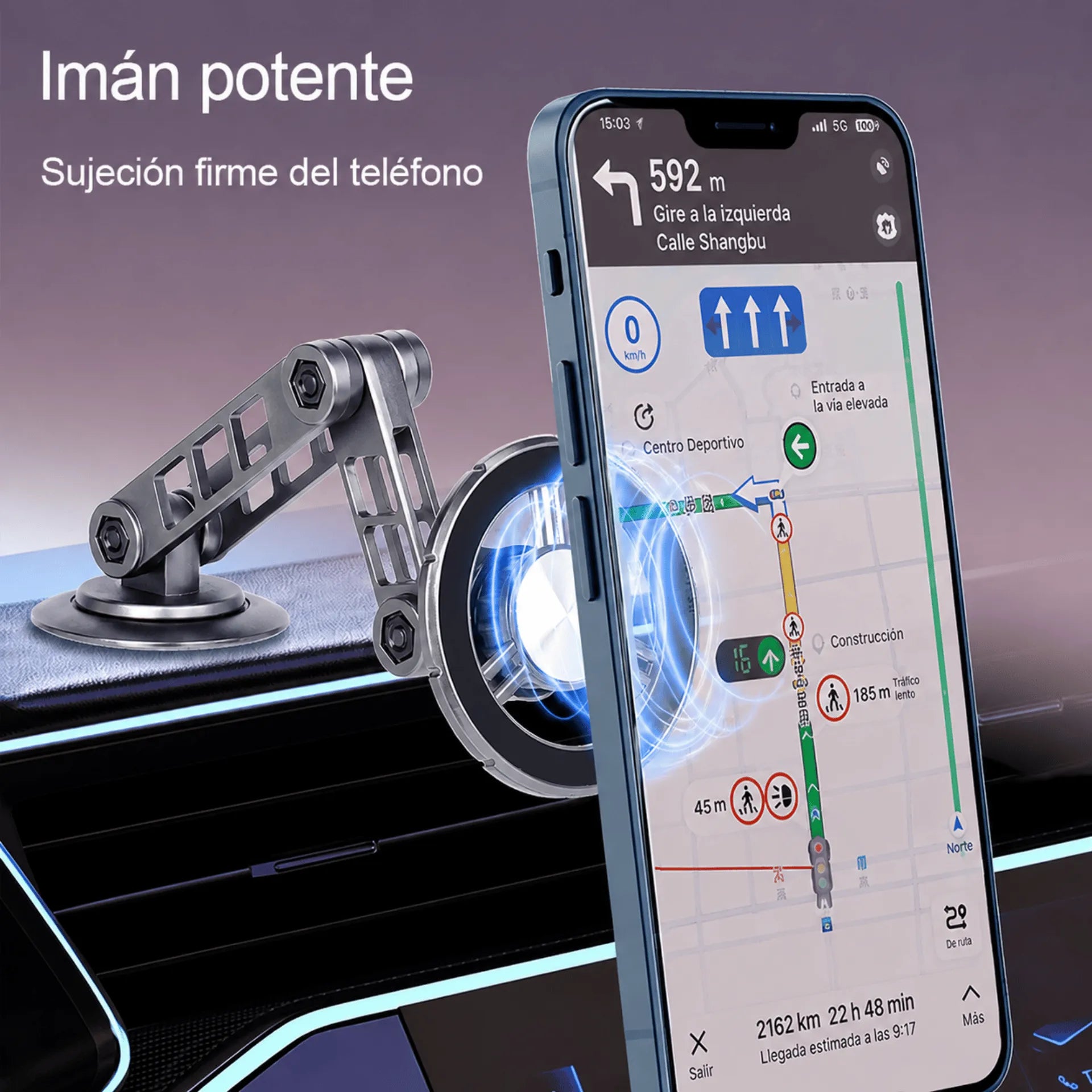 Soporte Magnético Para Coche Con Rotación 360° Baihuo City MY-7267
