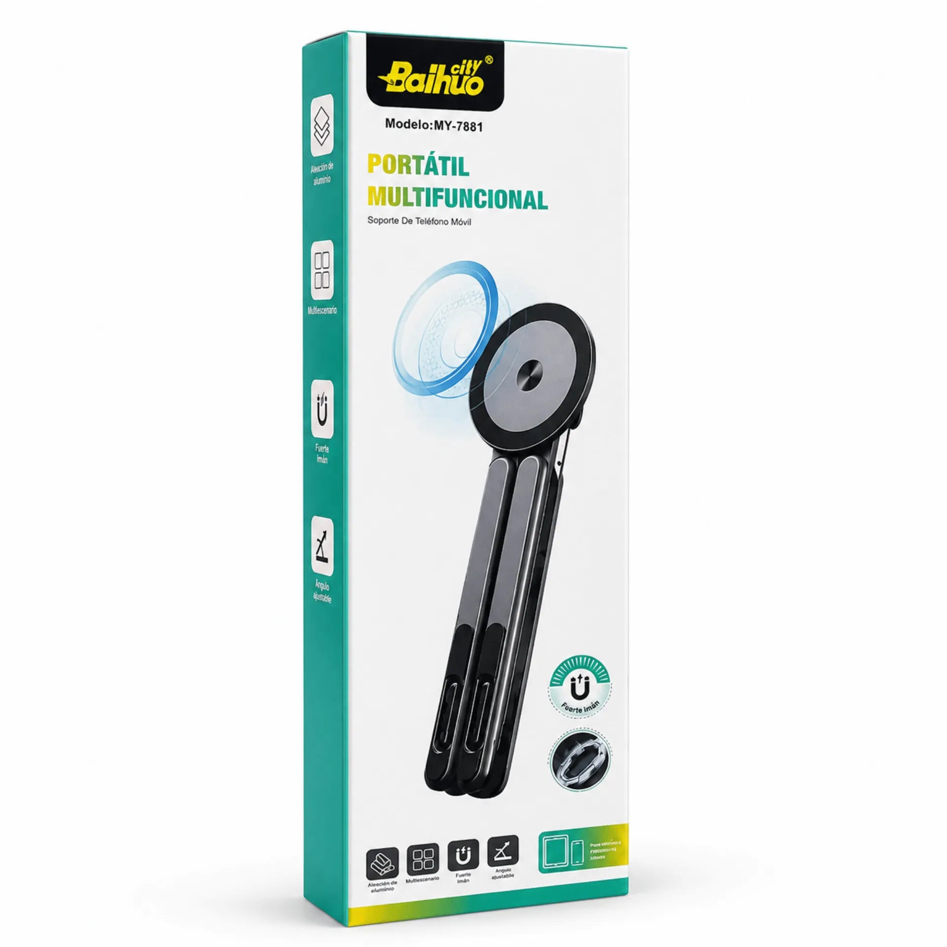 Soporte Magnético Plegable Para Celular Y Tablet Baihuo City MY-7881
