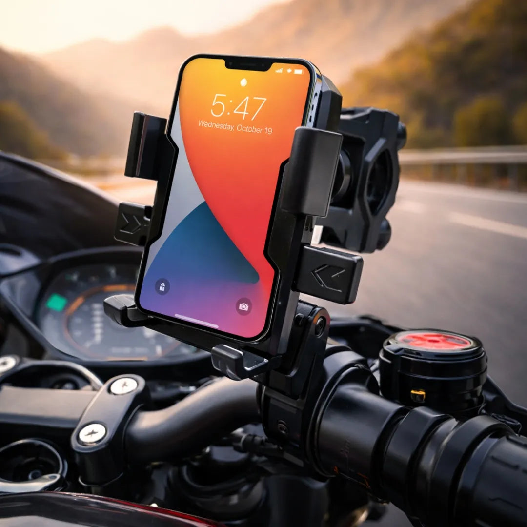 Soporte Para Celular De Manubrio Para Moto Y Bicicleta Con Rotación 360° Antideslizante MY-7071