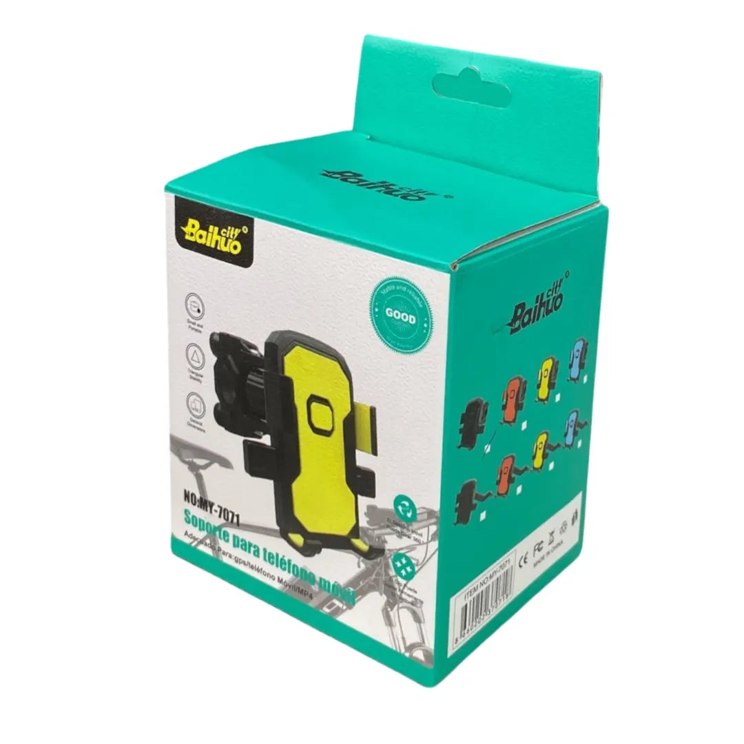 Soporte Para Celular De Manubrio Para Moto Y Bicicleta Con Rotación 360° Antideslizante MY-7071