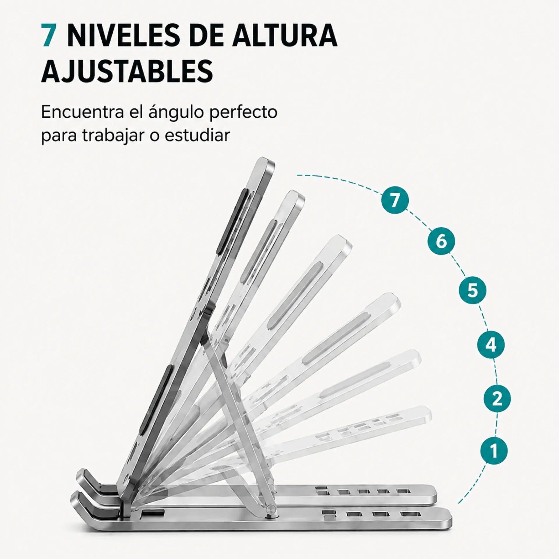 Soporte Plegable Para Computador Portatil En Aluminio Baihuo City MY-7521