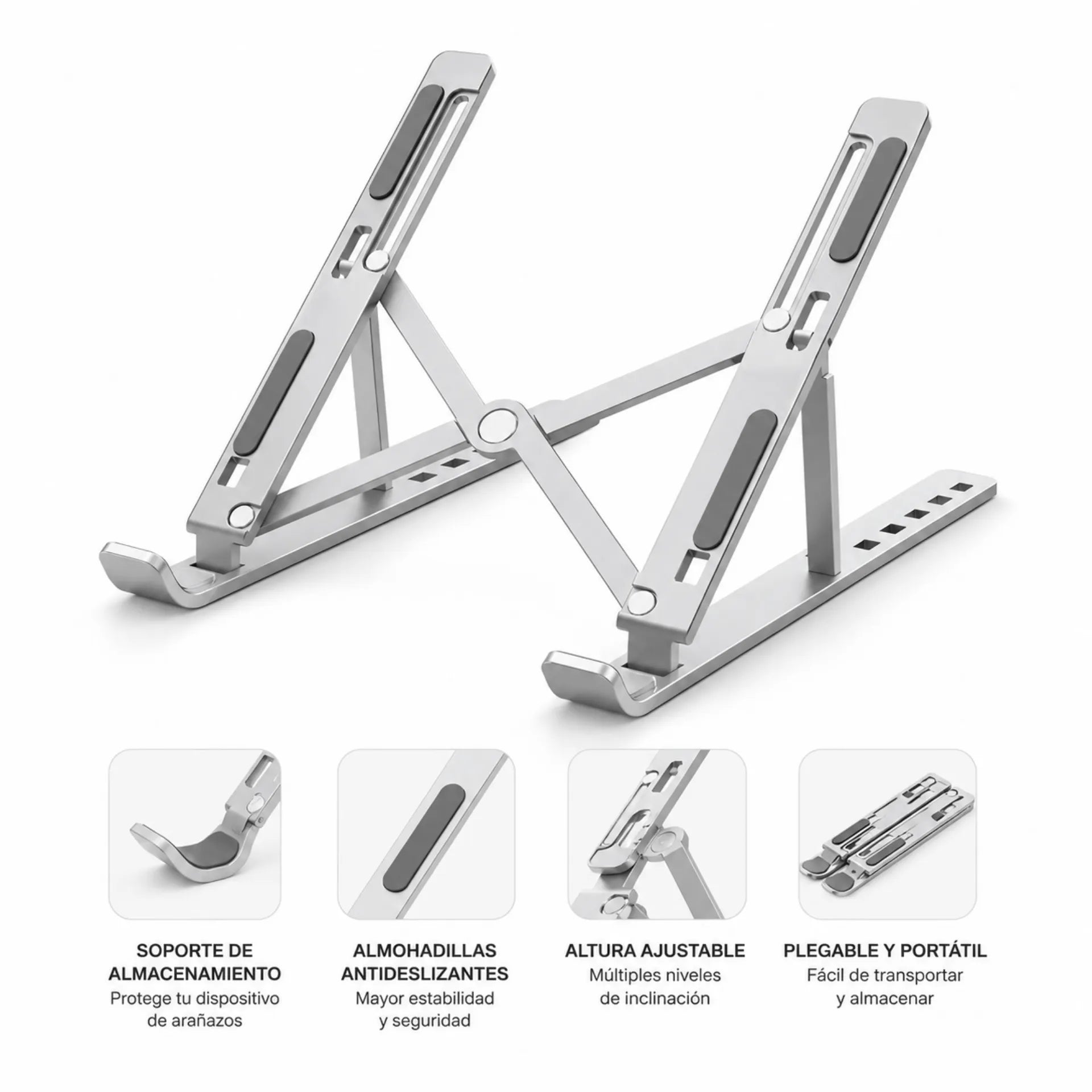 Soporte Plegable Para Computador Portatil En Aluminio Baihuo City MY-7521