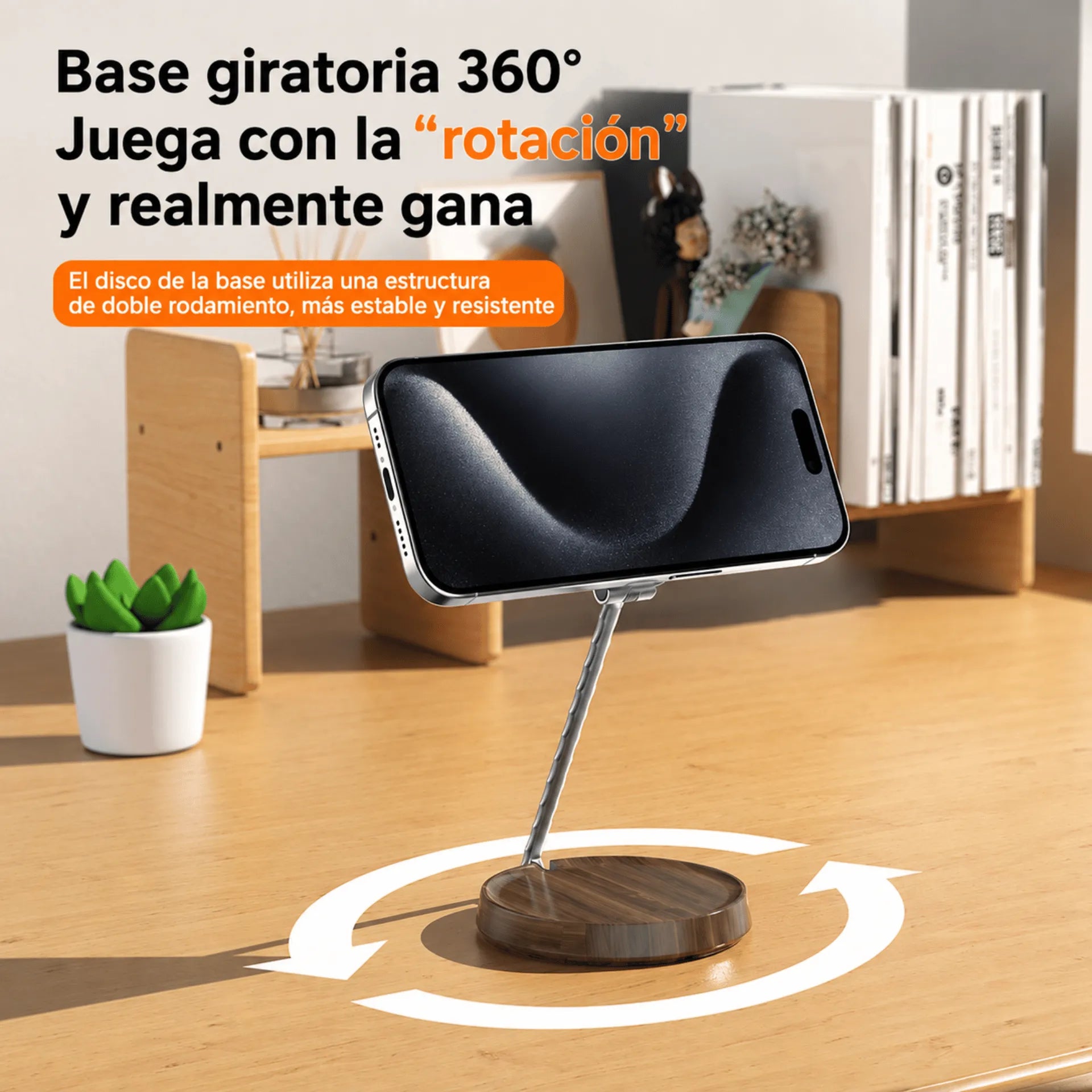 Base De Escritorio Magnética Giratoria Y Plegable Para Celular Baihuo City MY-7793