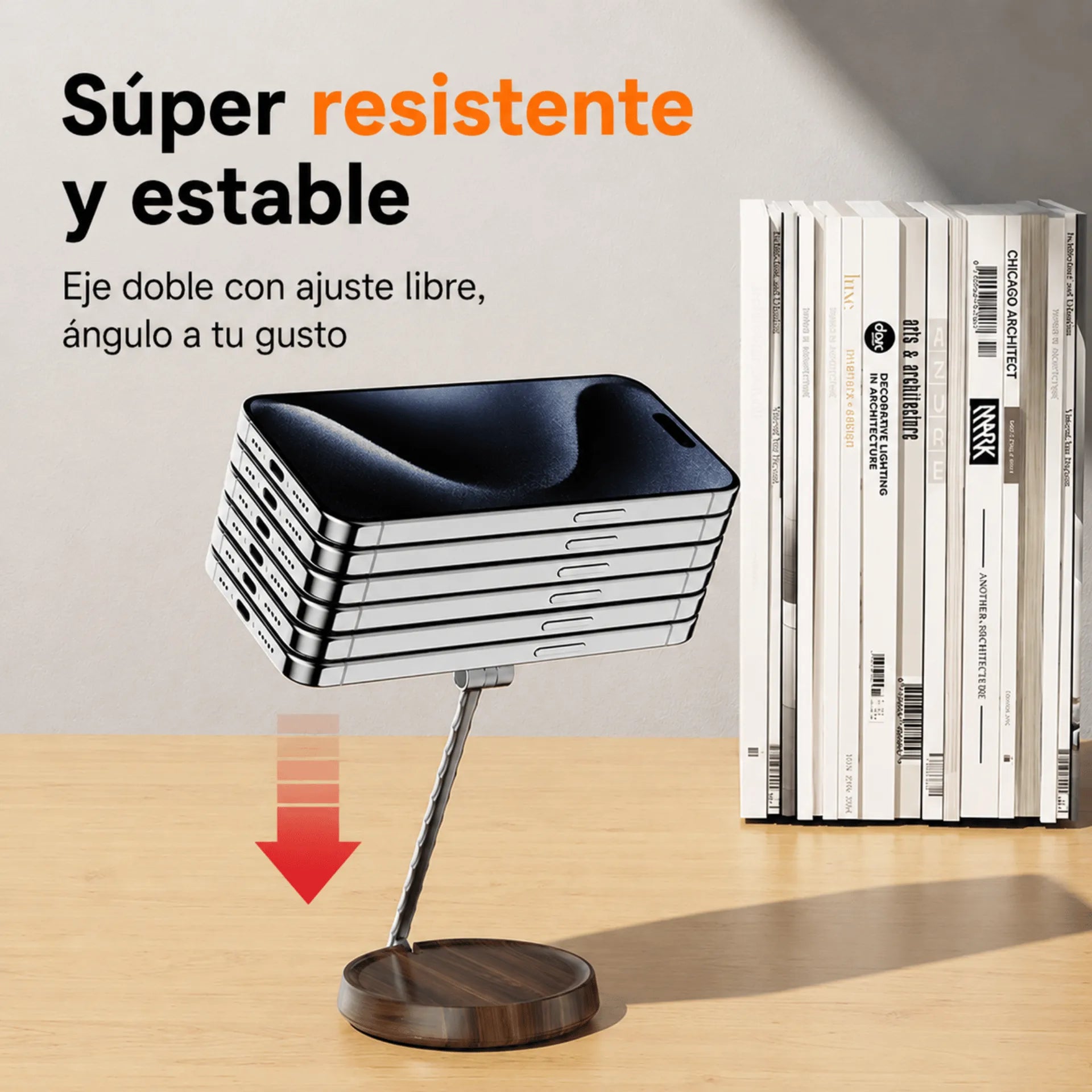 Base De Escritorio Magnética Giratoria Y Plegable Para Celular Baihuo City MY-7793
