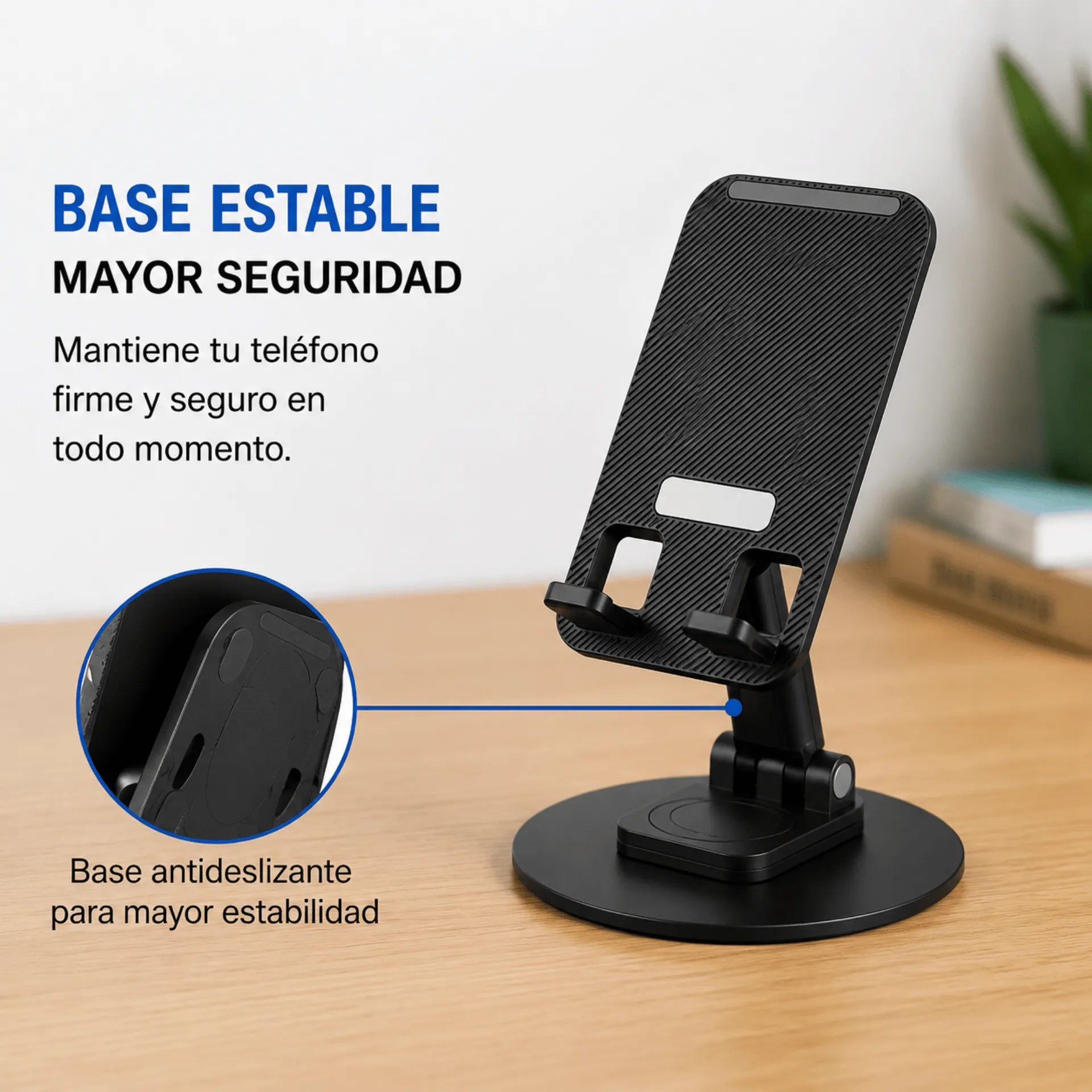 Soporte De Escritorio Giratorio 360° Para Celulares Baihuo City MY-7232