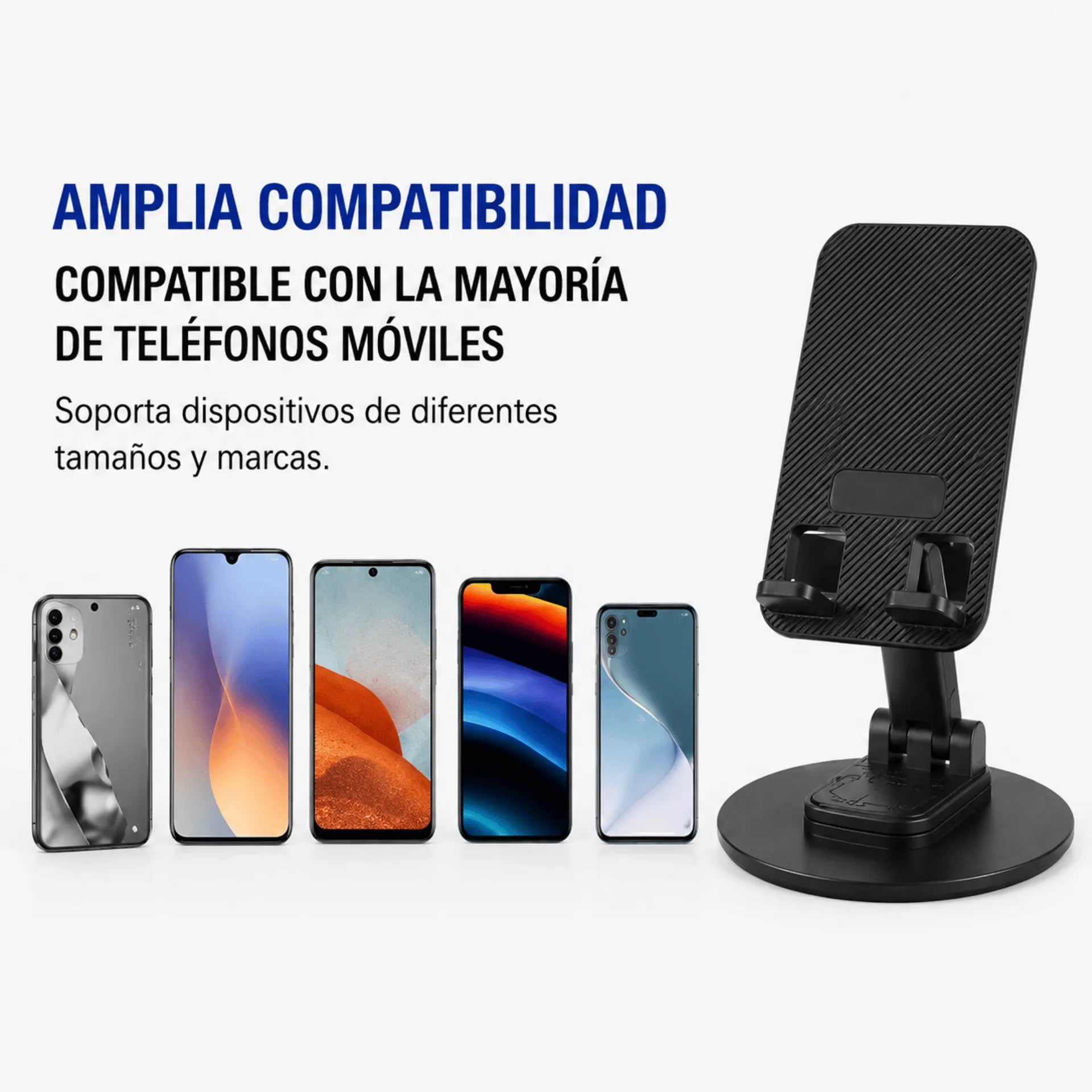 Soporte De Escritorio Giratorio 360° Para Celulares Baihuo City MY-7232