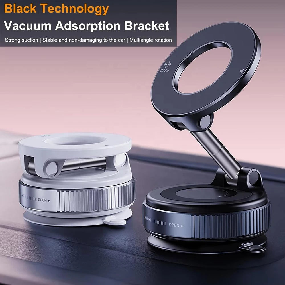 Soporte Magnético Para Celular Con Succión Al Vacío Y Rotación 360° Antivibración MY-7773