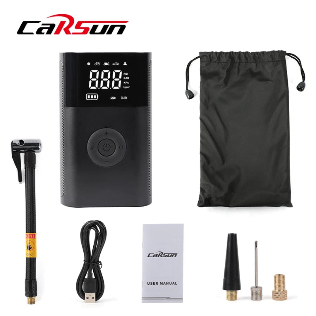 Compresor De Aire Carsun Inalmbrico Portatil T2191-2S