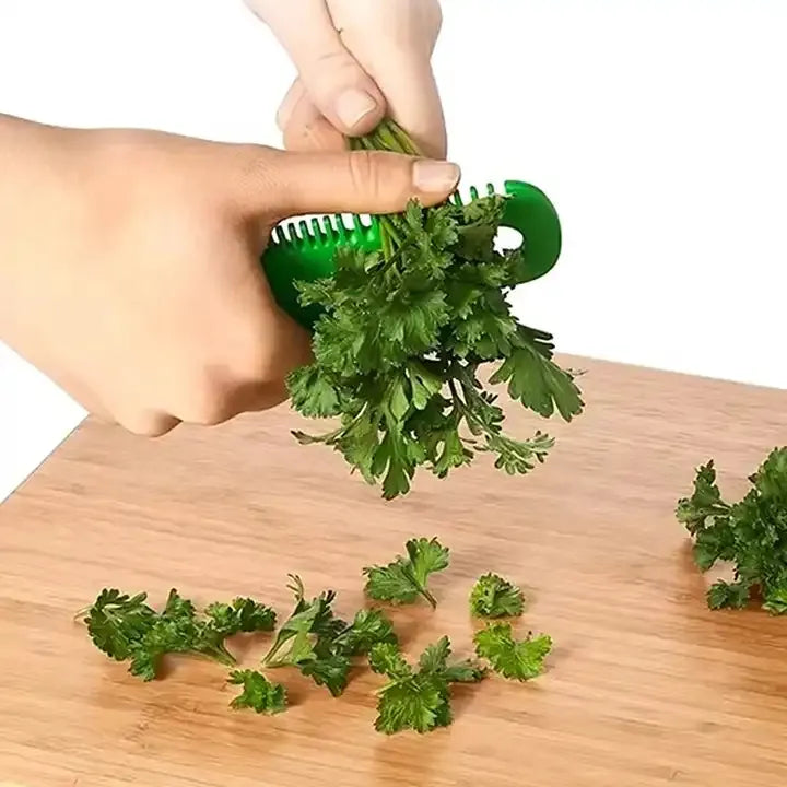 Cargue la imagen en el visor de la galería, Utensilio Multifuncional para cocina, Eliminador de Hierbas, verduras y peine de hoja T23215-25
