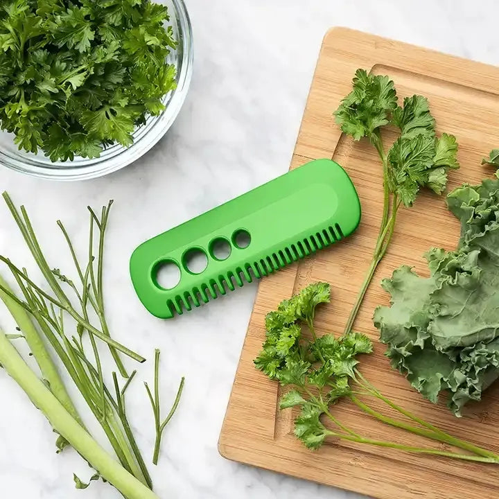 Cargue la imagen en el visor de la galería, Utensilio Multifuncional para cocina, Eliminador de Hierbas, verduras y peine de hoja T23215-25
