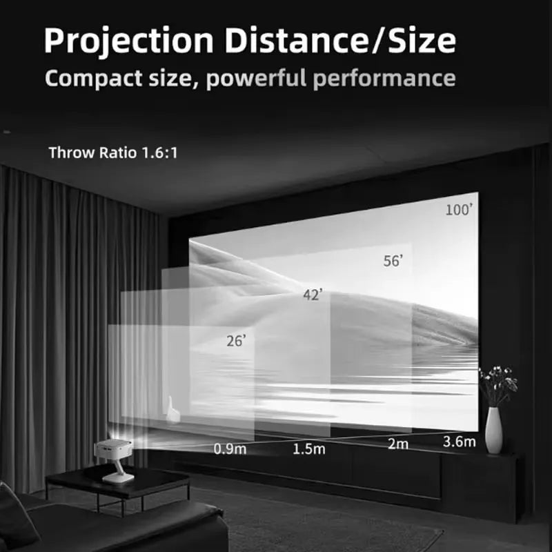 Proyector De Imagen Con Tripode T3