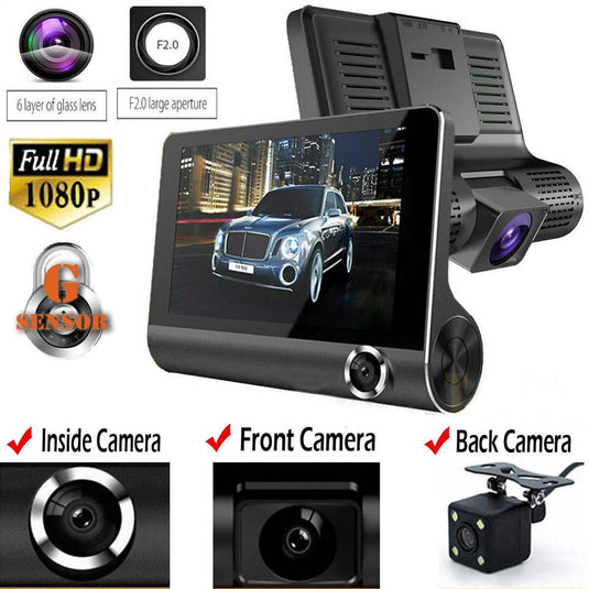 Camara P/Carro 3 en 1 Interior/Exterior/Reversa 12V T655 ¡Envio Gratis!
