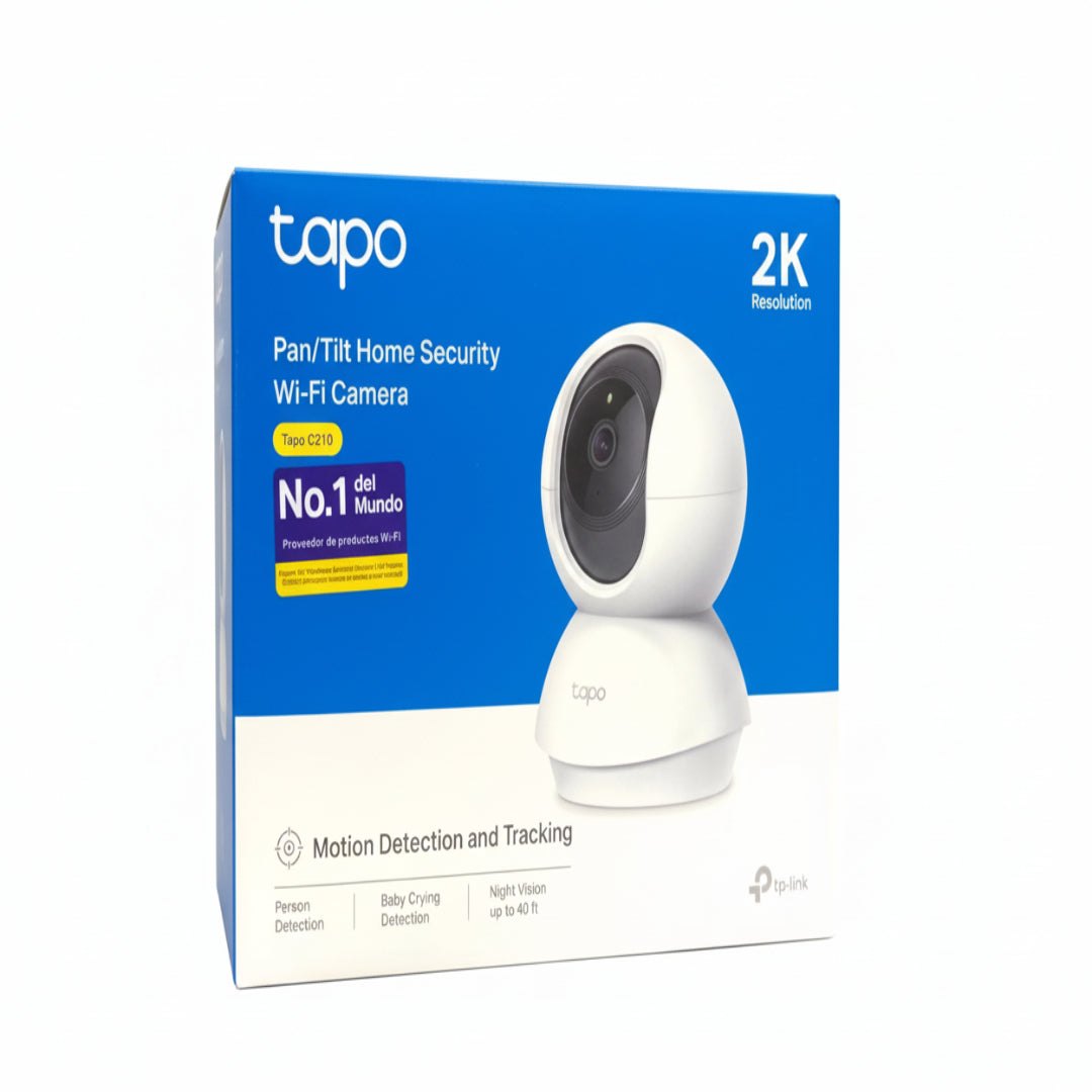 Cámara De Seguridad Interior TAPO Con Resolucion 2k Funciona Con App Tp-Link C210