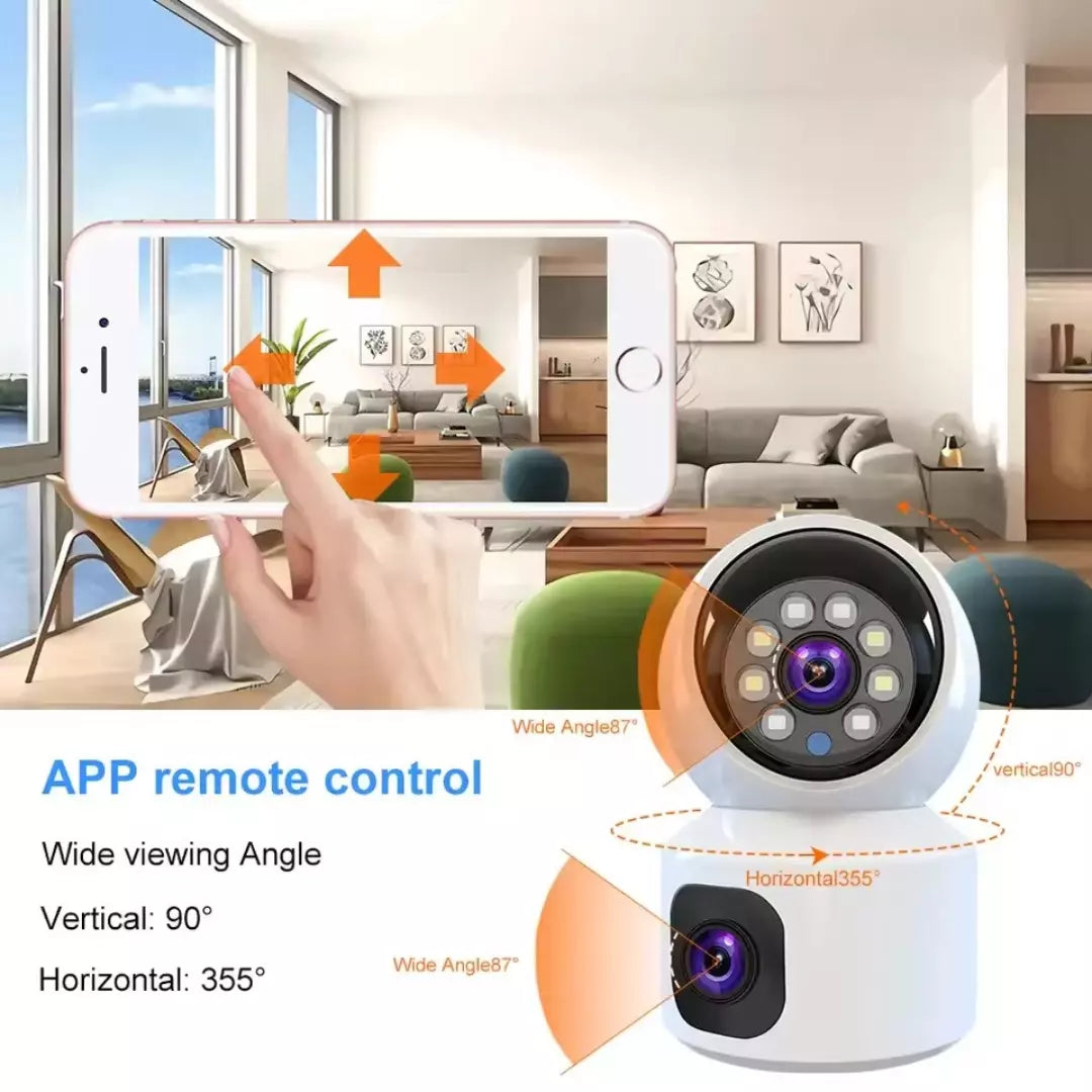 Cámara Wifi Para Interior Doble Lente TC136-ED2D5-XA