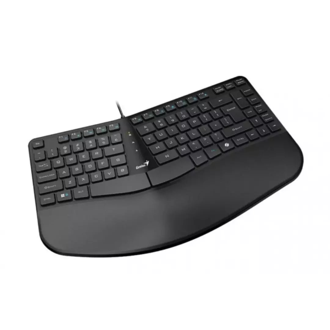Teclado Genius Ergonómico Con Reposa Muñecas KB-700
