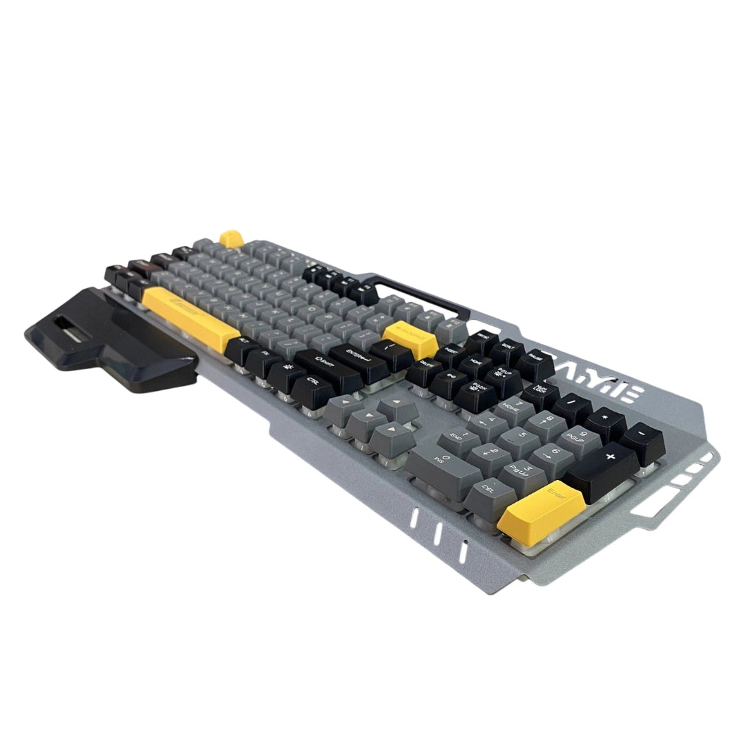 Teclado Jertech Gamer Con Base Metálica y Retroiluminado K911