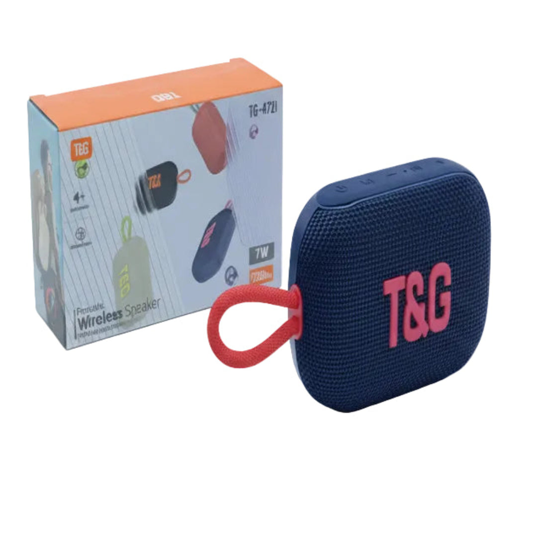 Radio Parlante T&G Recargable, Bluetooth y Con Potencia de 7w TG-472