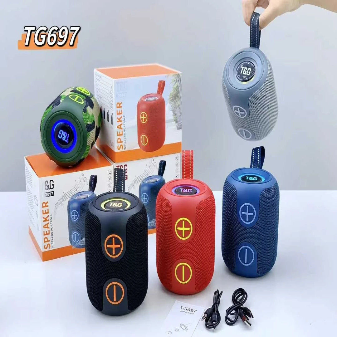 Radio T&G Parlante Con Bluetooth Recargable y Salida de 8w TG697