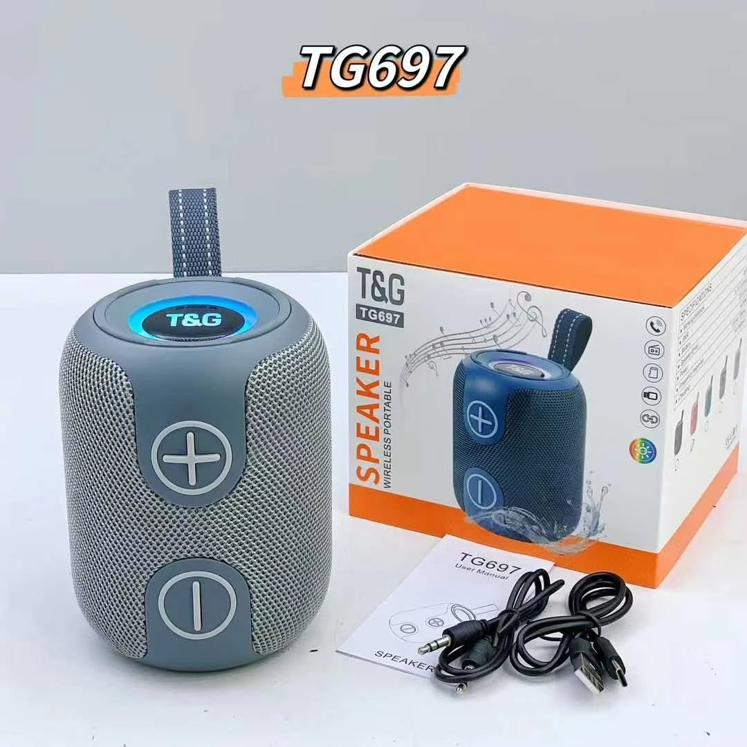 Radio T&G Parlante Con Bluetooth Recargable y Salida de 8w TG697