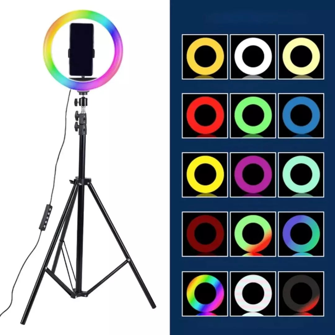 Aro de Luz LED RGB Colores 33CM MJ33