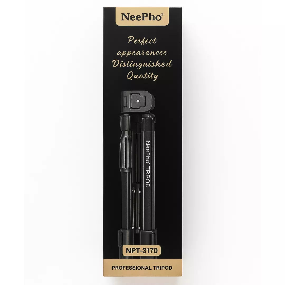 Tripode Nephoo Con Nivel Burbuja y Mastil Para Paneo En Aleación De Aluminio P-3170 B2B
