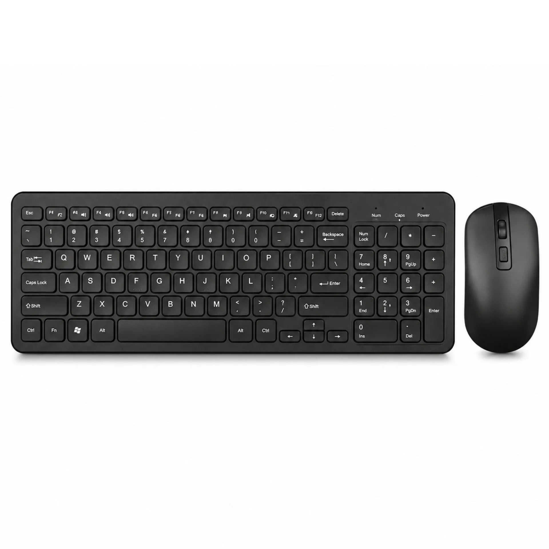 Combo Inalámbrico Slim Teclado Y Mouse USB GKM520