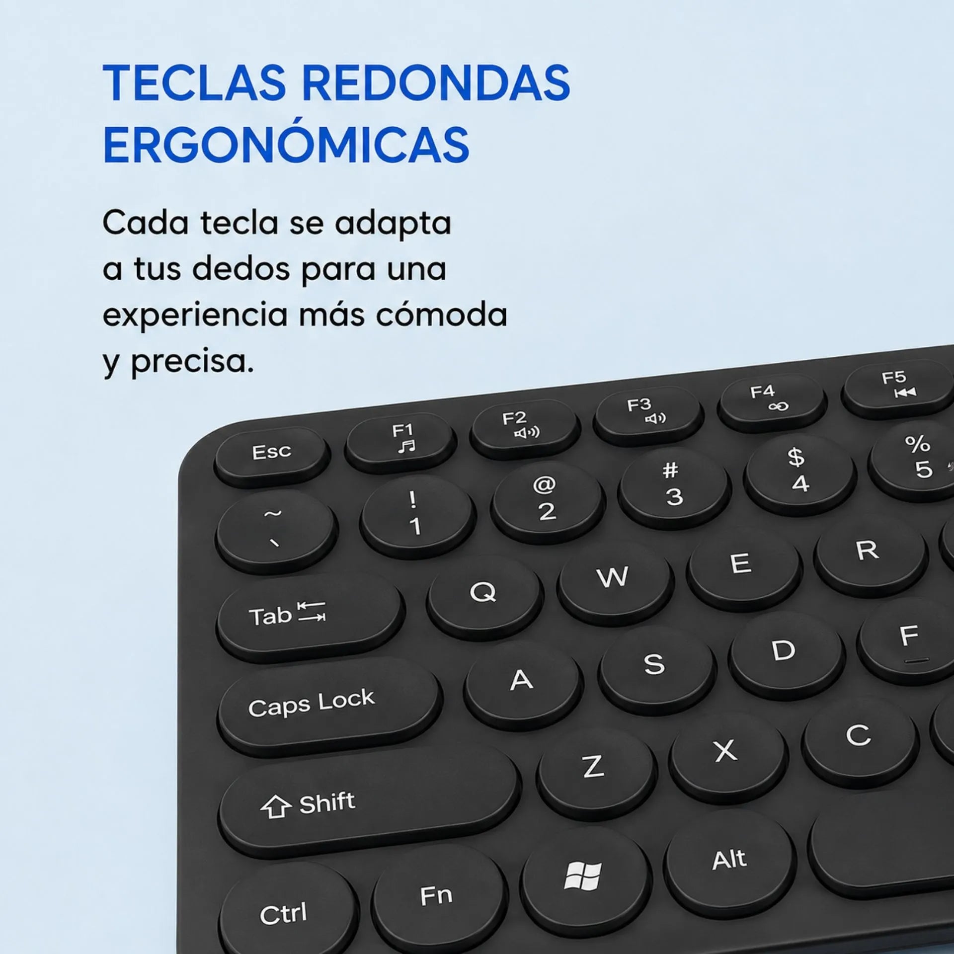 Teclado Alámbrico USB Slim QWERTY Jertech DK500