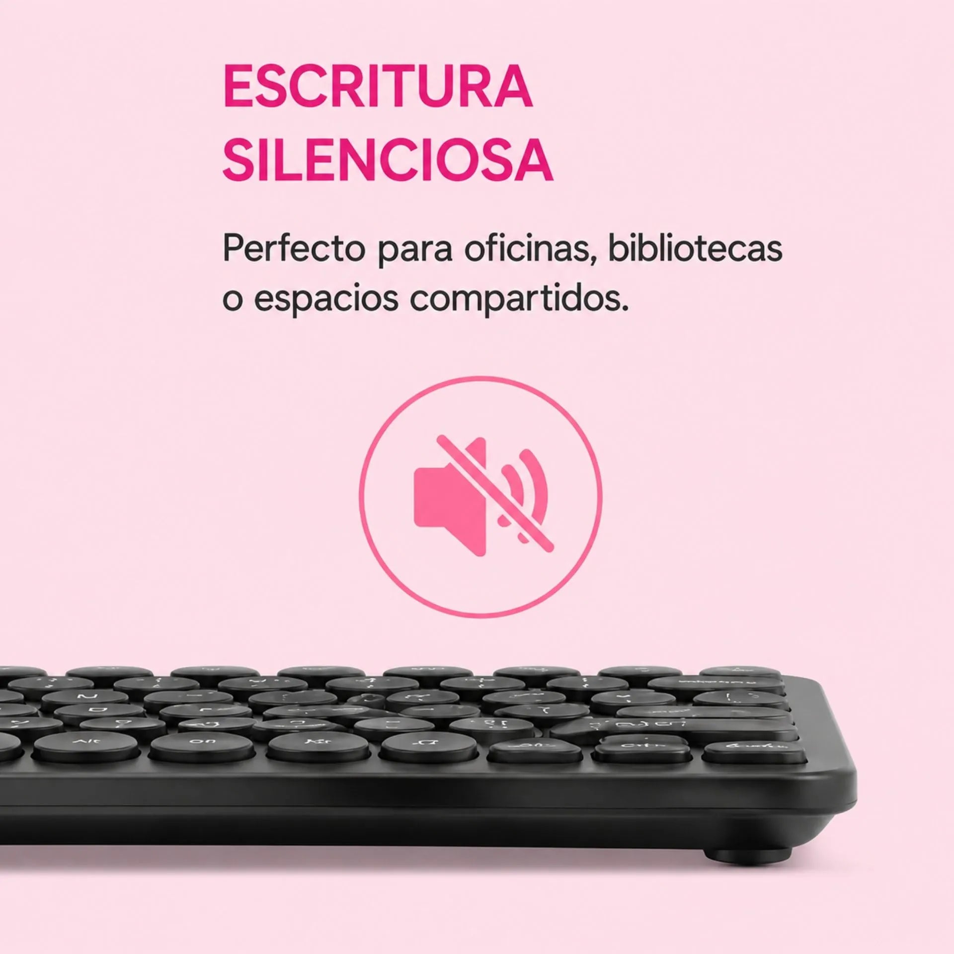 Teclado Alámbrico USB Slim QWERTY Jertech DK500