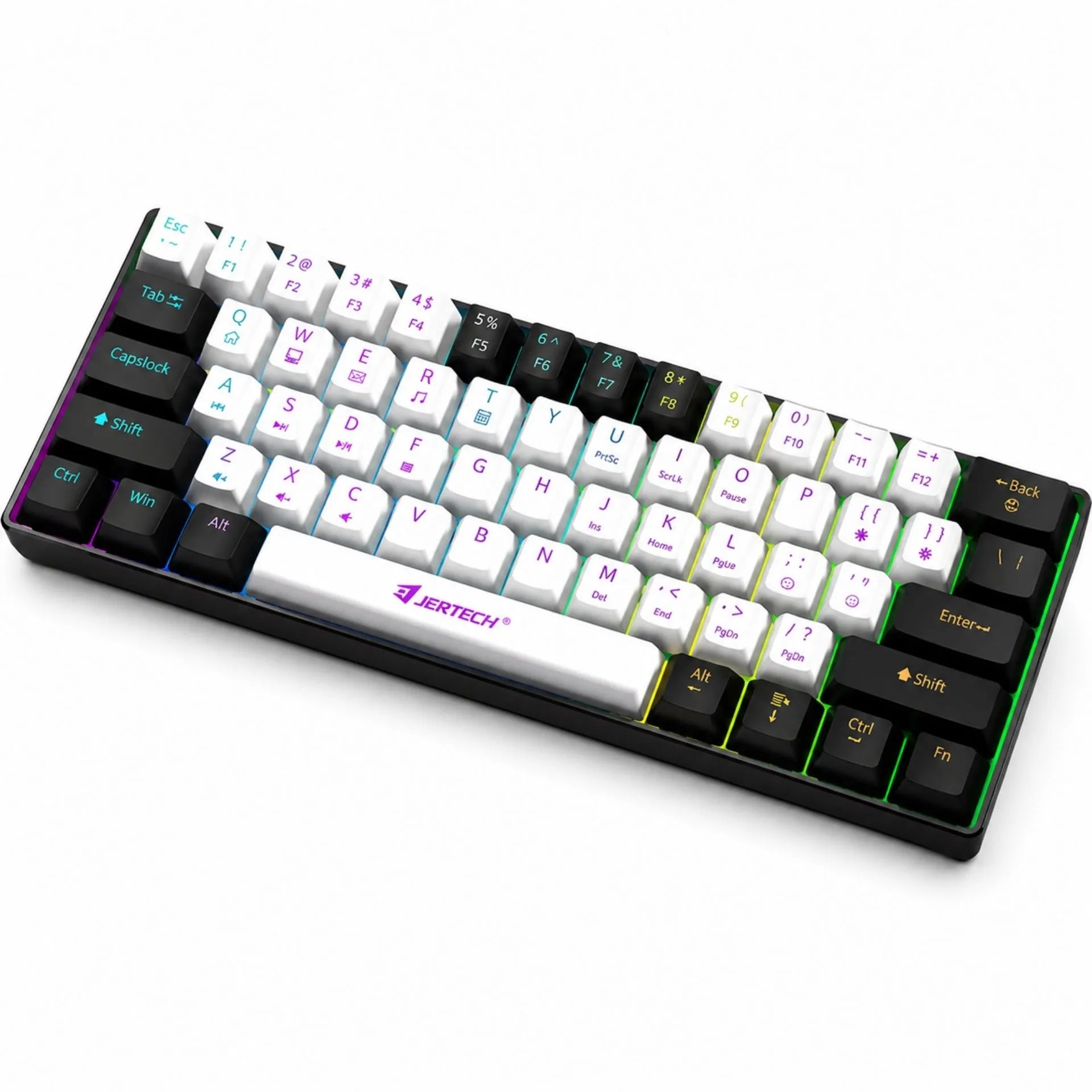 Teclado Mecánico Gamer Retroiluminado Alambrico Tipo C Jertech JK540