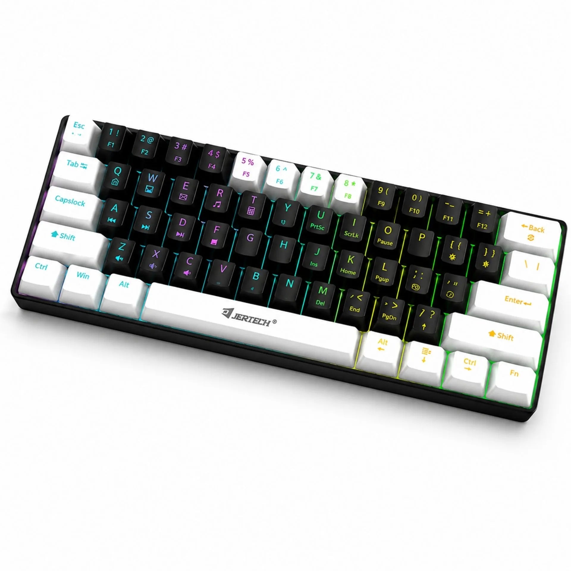 Teclado Mecánico Gamer Retroiluminado Alambrico Tipo C Jertech JK540