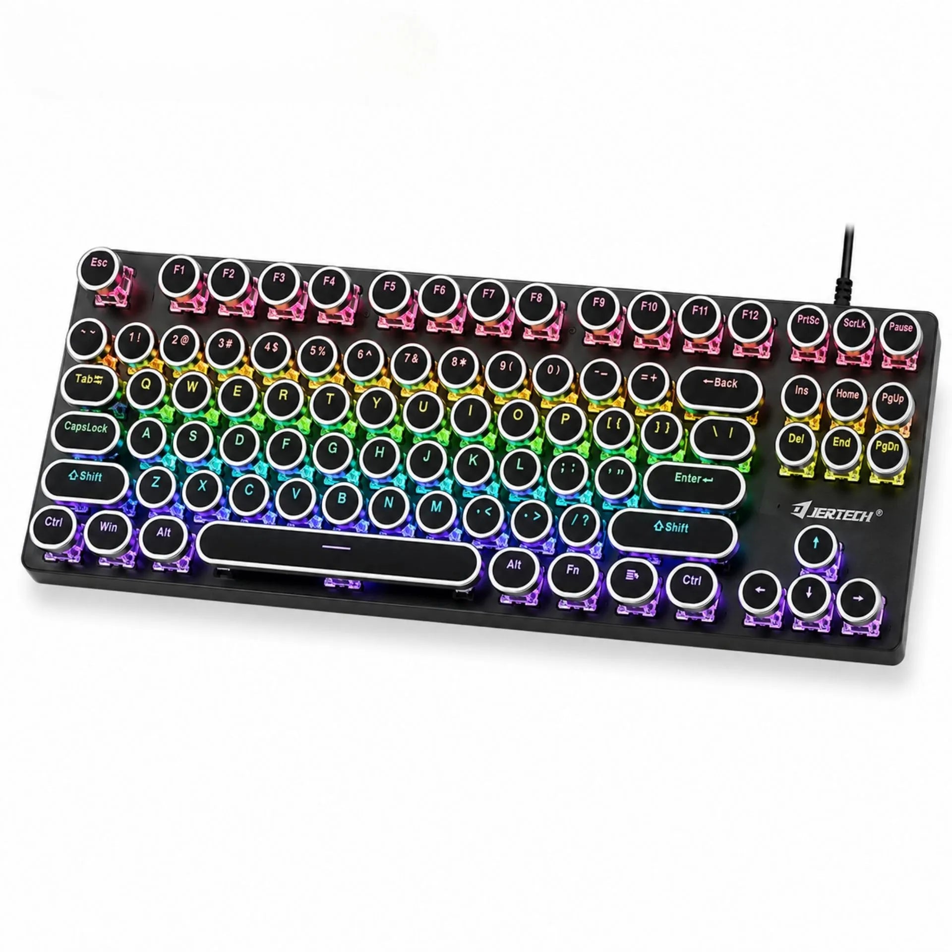 Teclado Mecánico Gamer Alámbrico USB Retroiluminado Jertech JK560