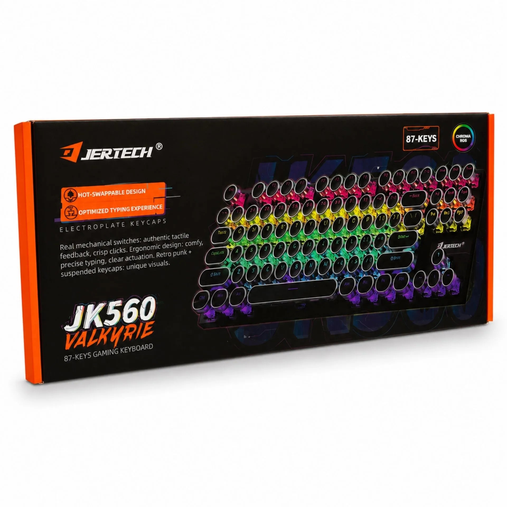 Teclado Mecánico Gamer Alámbrico USB Retroiluminado Jertech JK560
