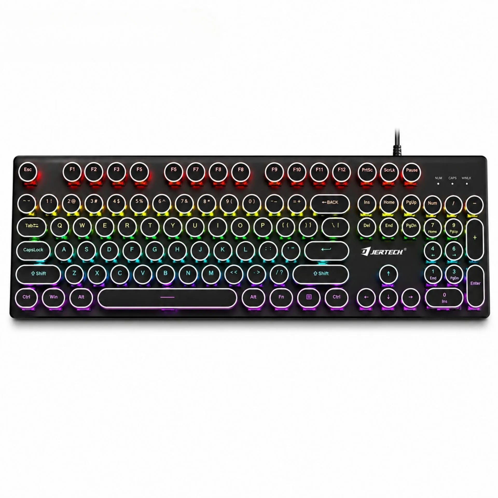 Teclado Mecánico Gamer Alámbrico USB Retroiluminado Jertech JK570