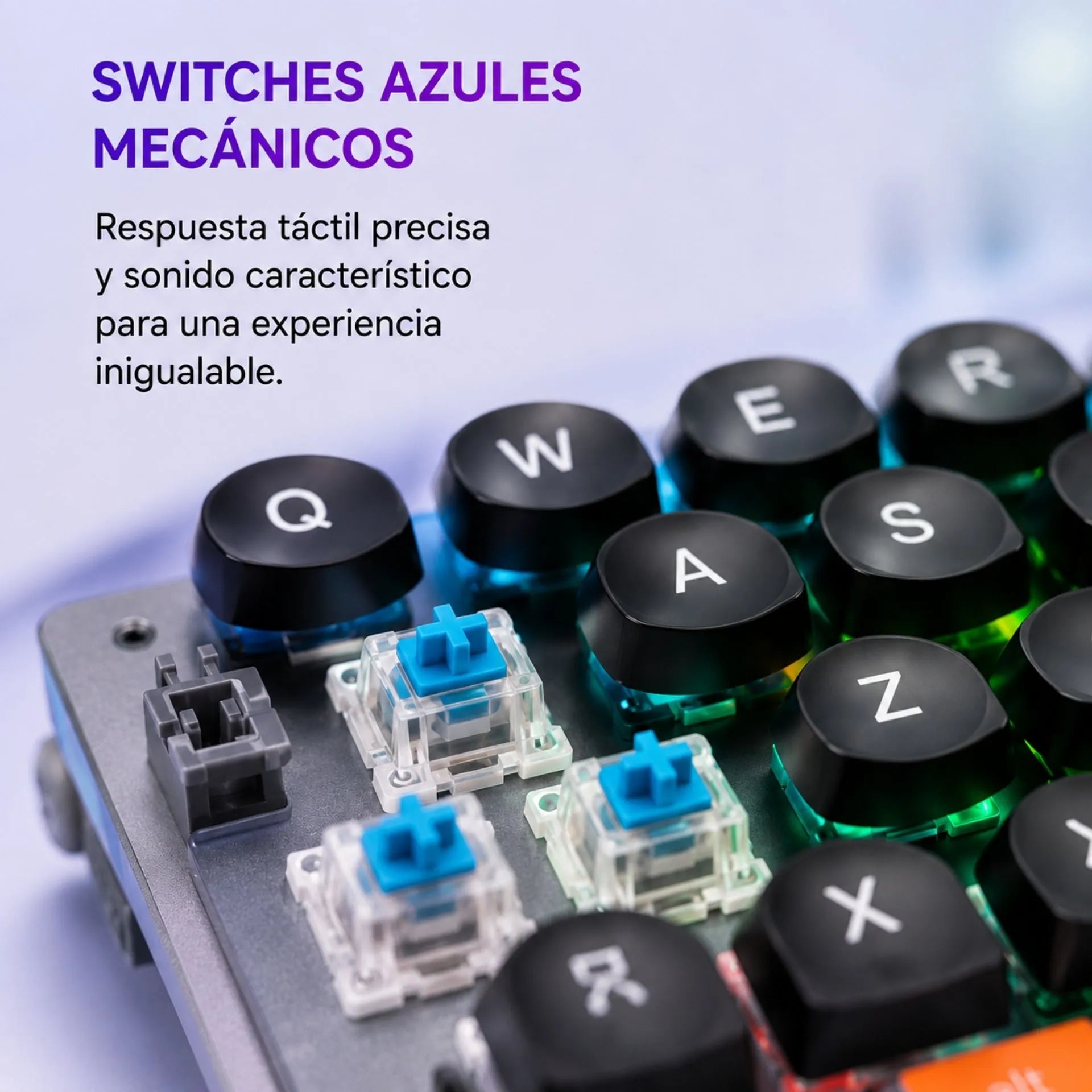 Teclado Mecánico Gamer Alámbrico USB Retroiluminado Jertech JK570