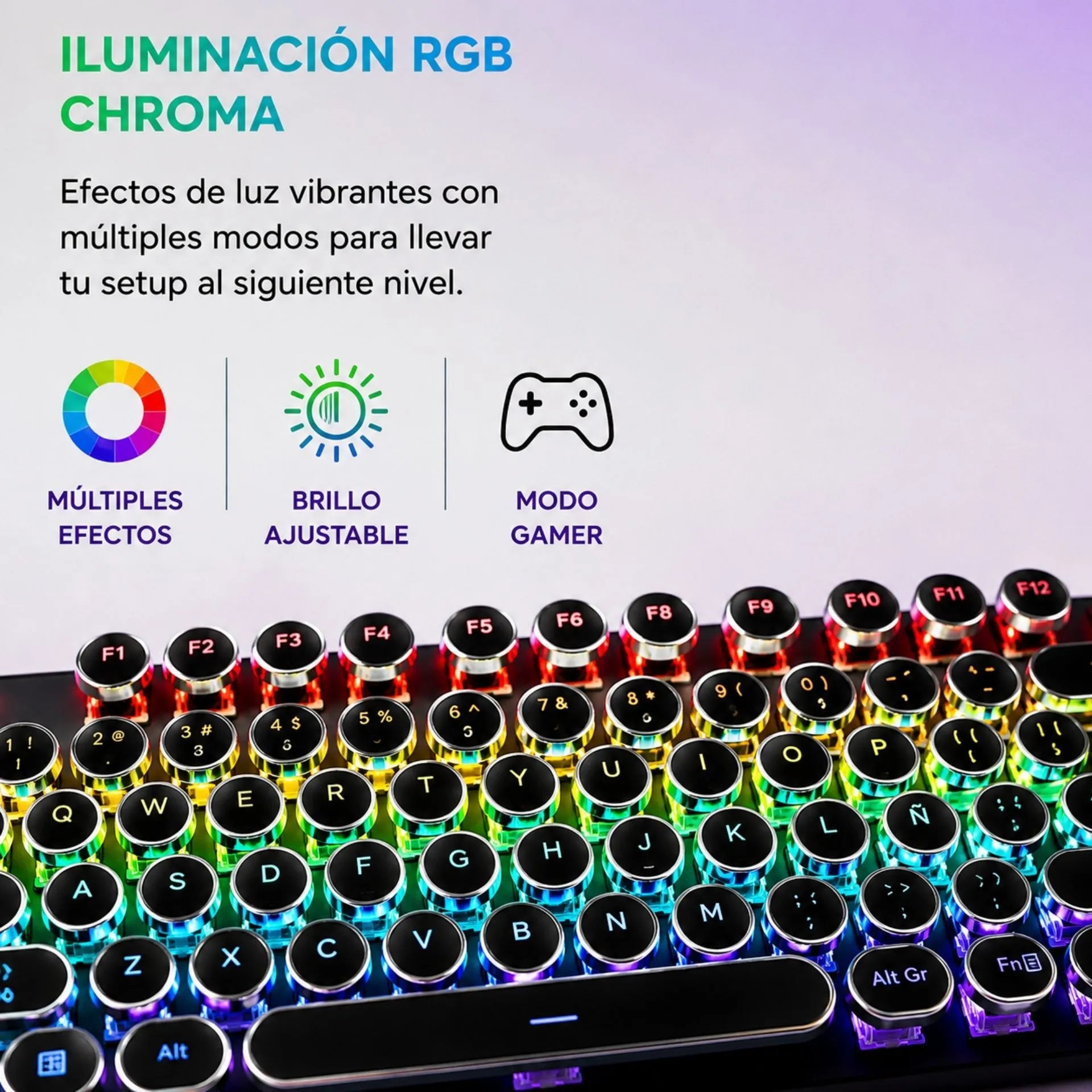Teclado Mecánico Gamer Alámbrico USB Retroiluminado Jertech JK570