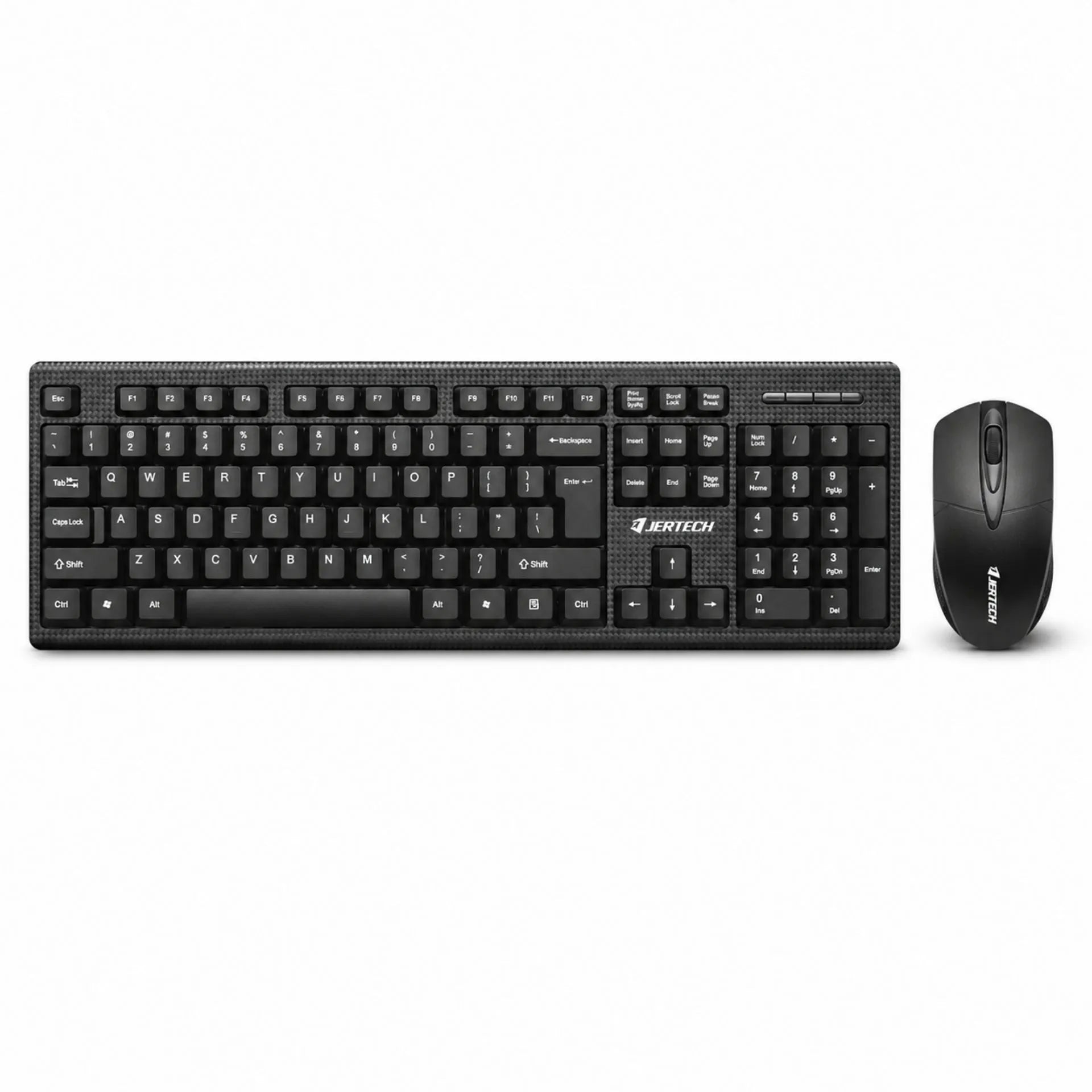 Combo Teclado Y Mouse Alámbrico USB Jertech Teclado Numérico KM160
