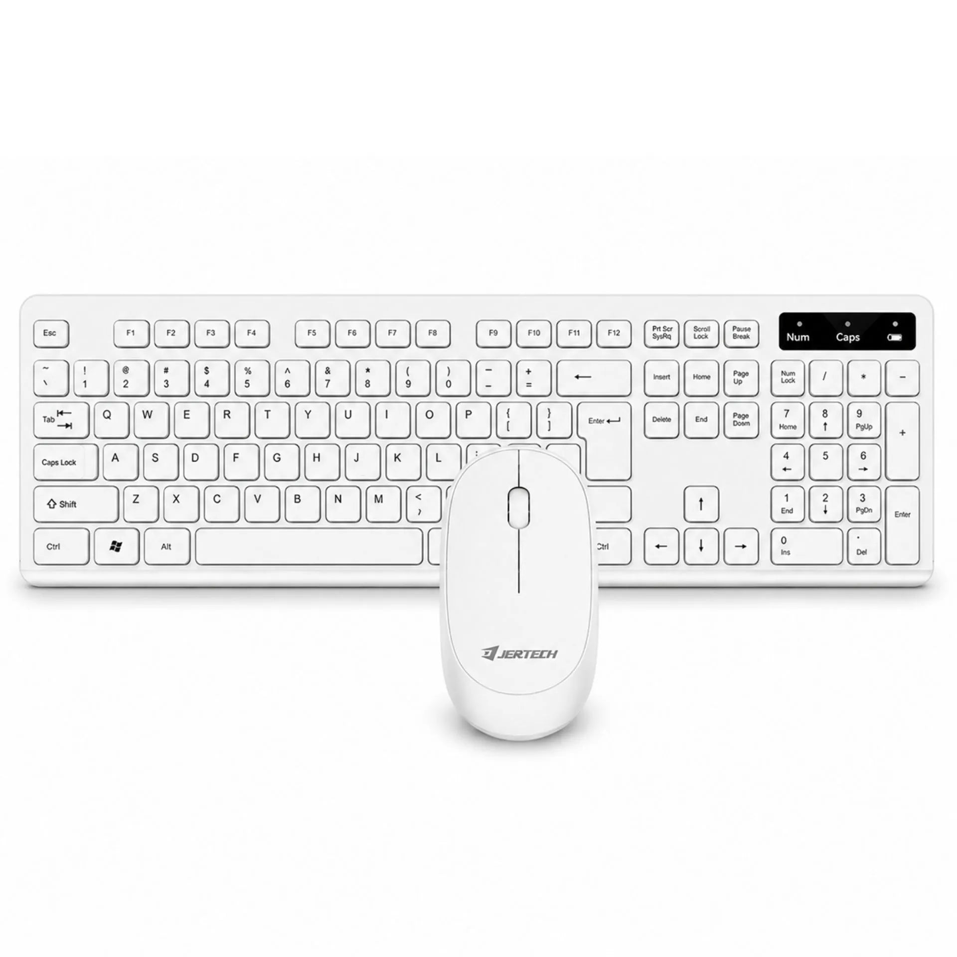 Combo Teclado y Mouse Inalámbrico 2.4G Jertech  KM400
