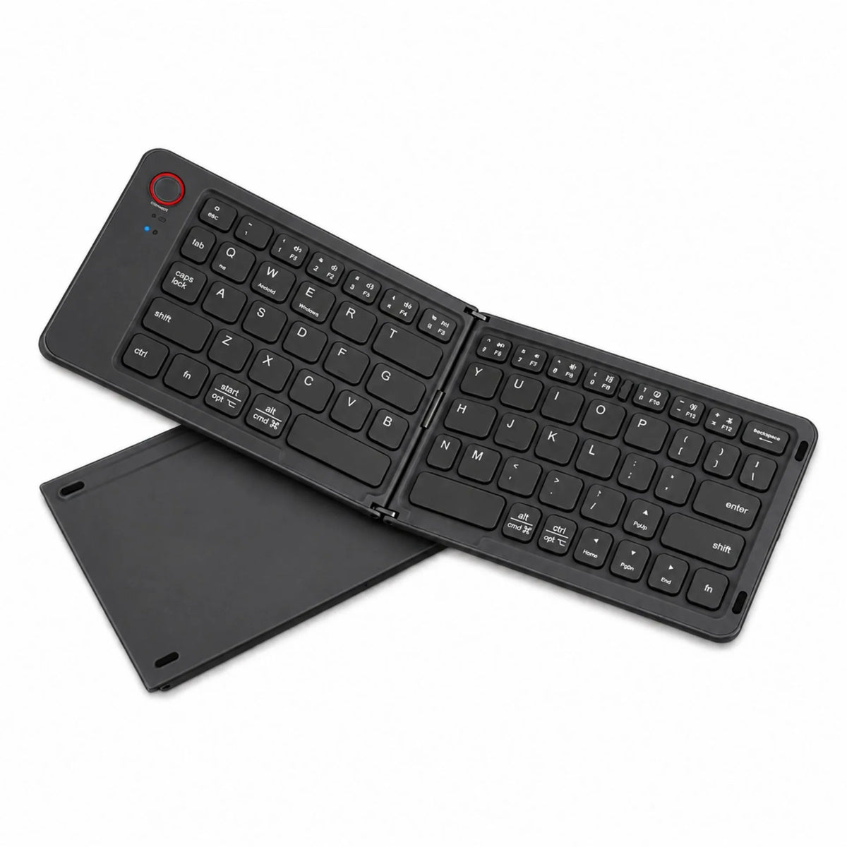 Teclado Plegable Bluetooth 5.0 Slim Con Teclas Silenciosas Y Batería Recargable HB-028