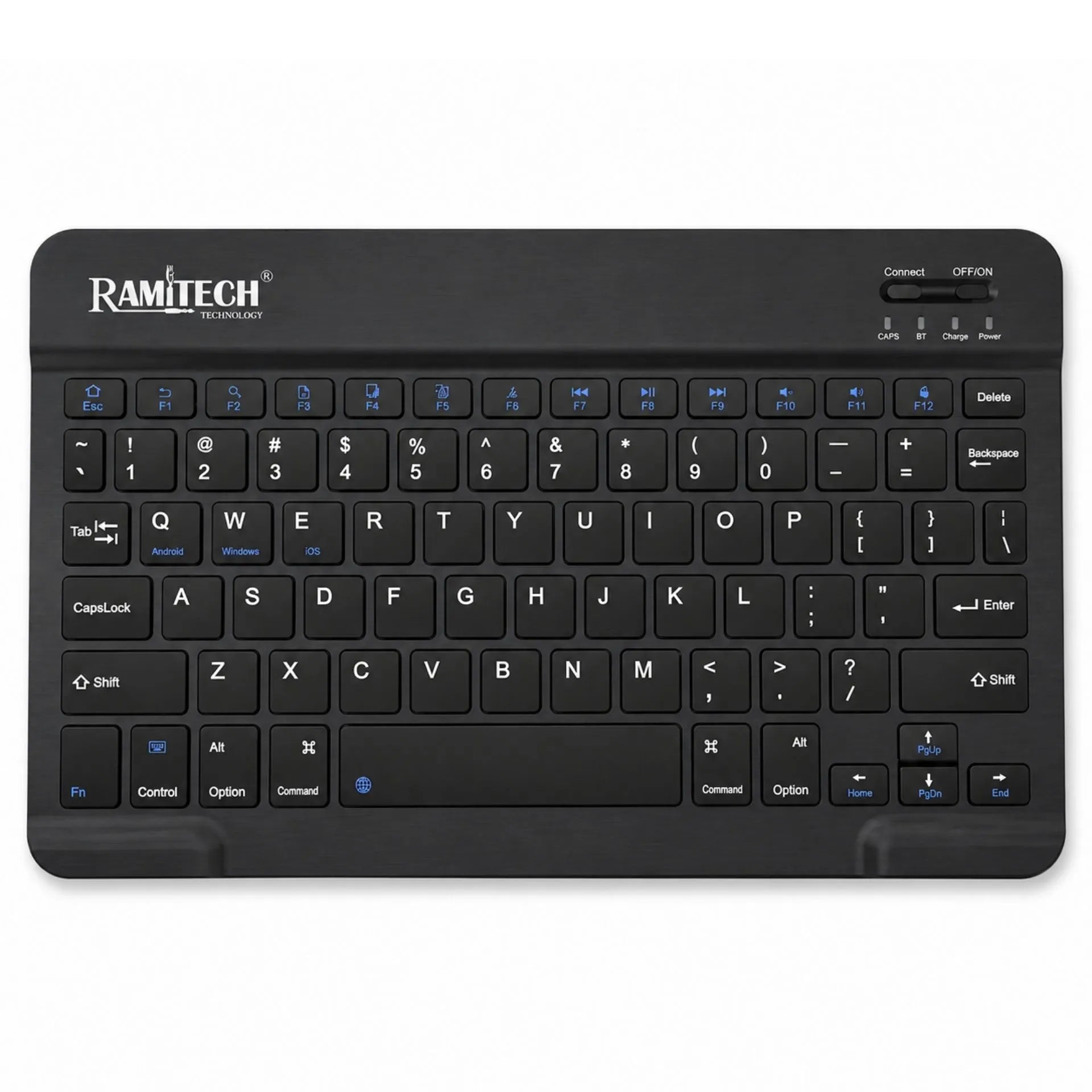 Teclado Inalámbrico Bluetooth Recargable con Retroiluminación Ramitech RAM-TC3B