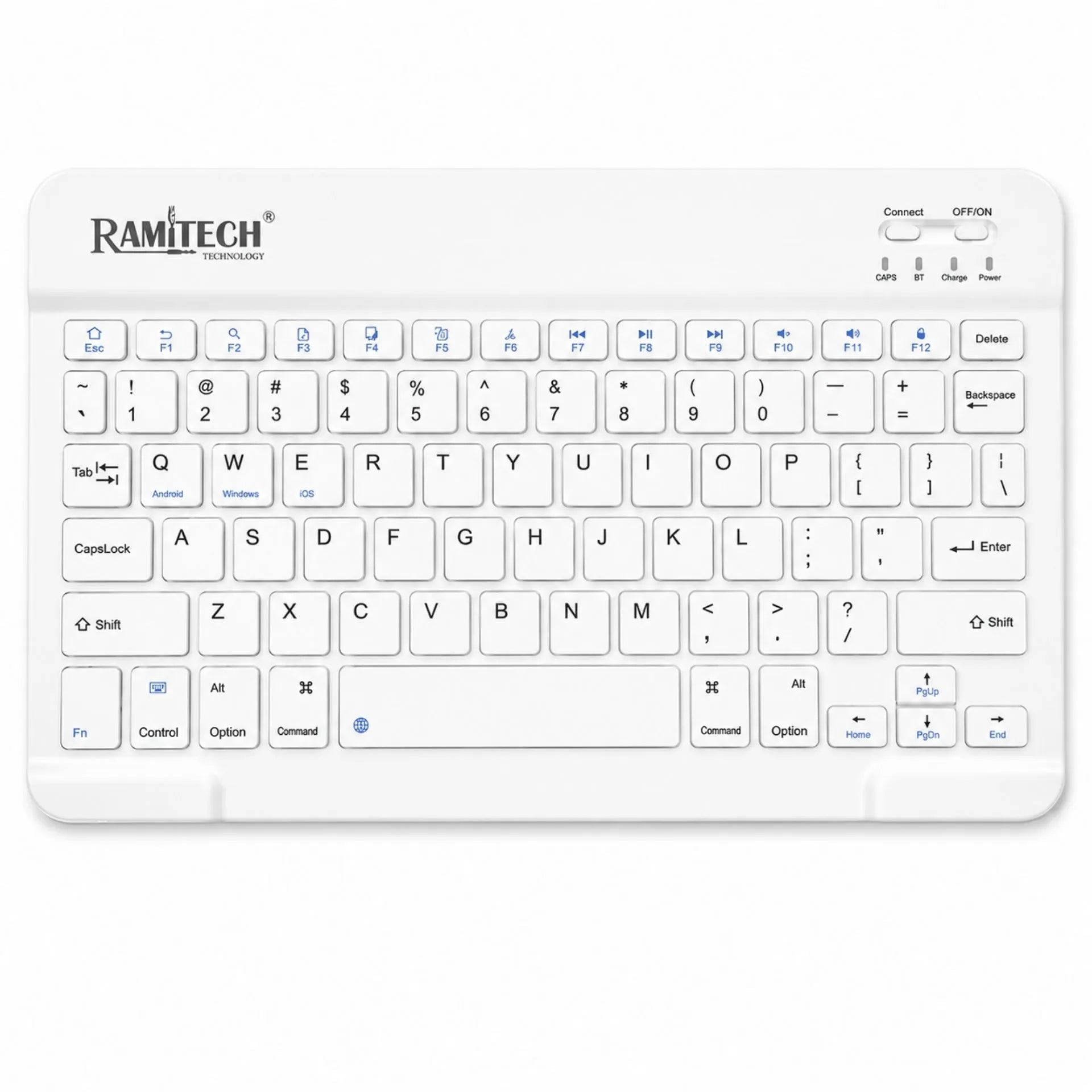 Teclado Inalámbrico Bluetooth Recargable con Retroiluminación Ramitech RAM-TC3B