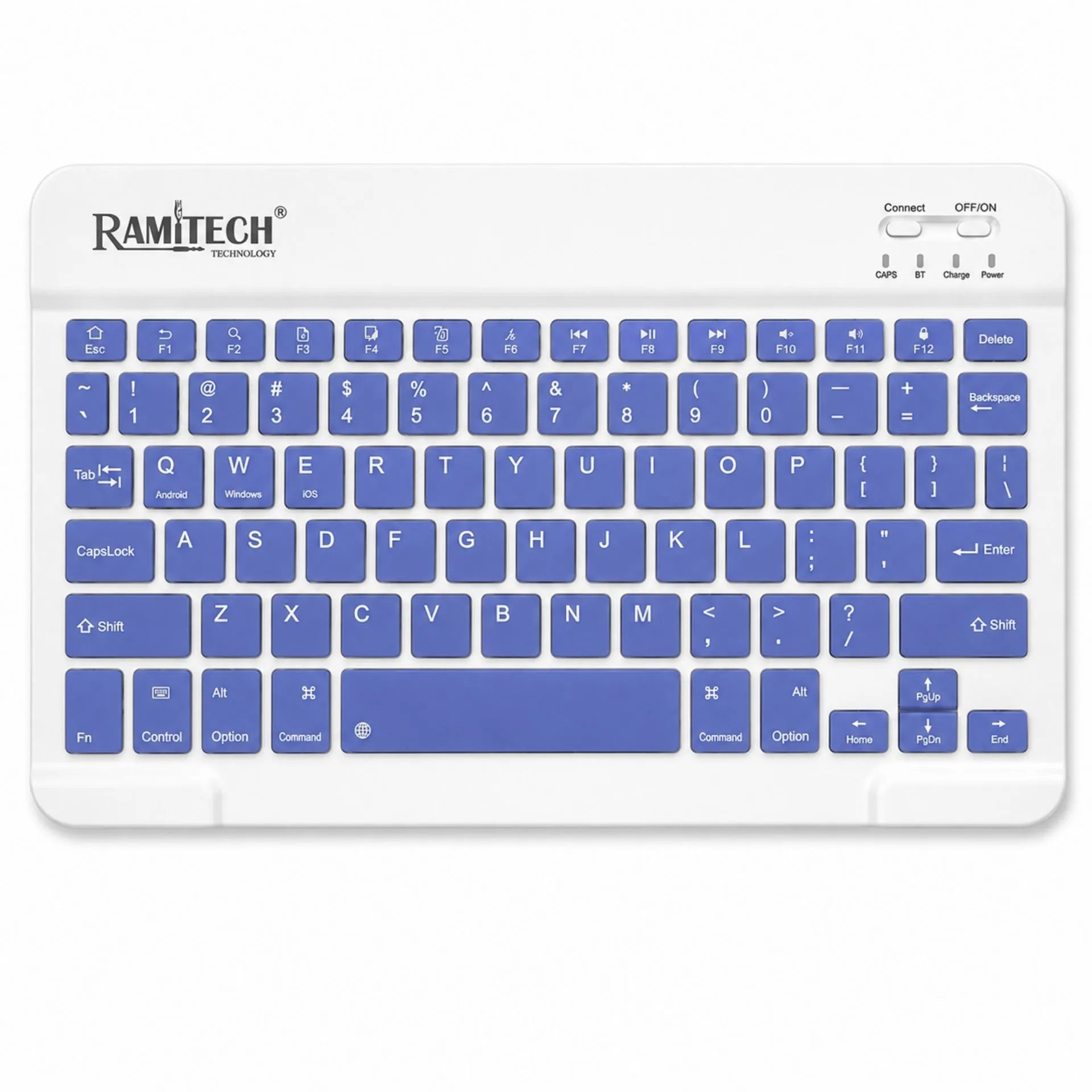Teclado Inalámbrico Bluetooth Recargable con Retroiluminación Ramitech RAM-TC3B