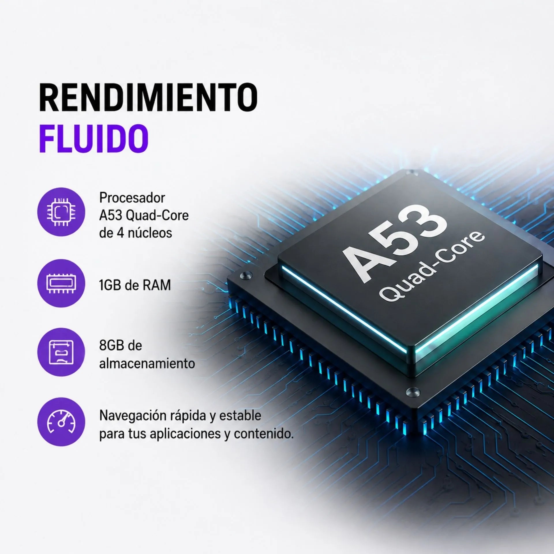 Televisor Smart TV 32 Pulgadas Android 14 Con Control Inalámbrico y Vidrio Templado 32