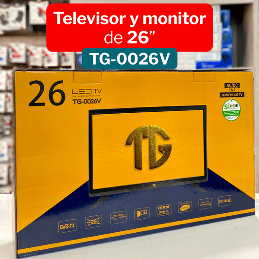 Televisor HD TDT 26" TG-0026V ¡Envio Gratis!