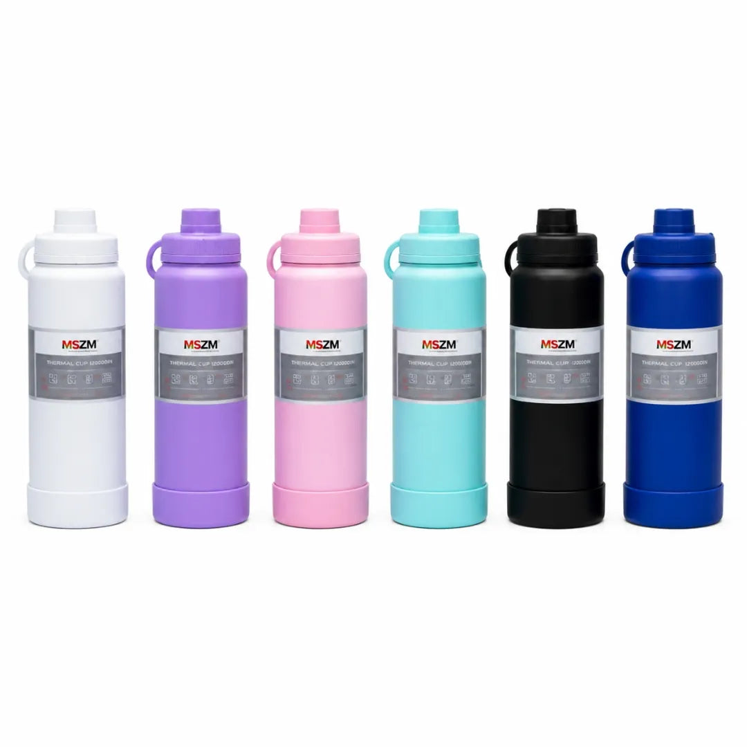 Termo En Acero Inoxidable 800ML Con Aislamiento Térmico 12 Horas Tapa Deportiva E Infusor 6156PS