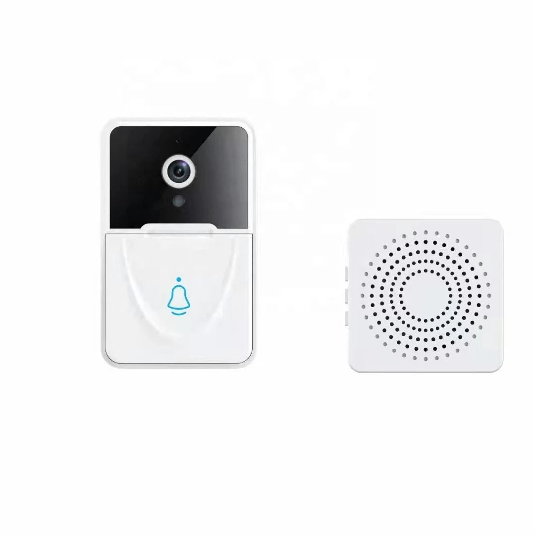 Timbre Inteligente Con Cámara De Vigilancia WiFi Recargable Con Notificaciones Y Audio Bidireccional Baihuo City MY-7175