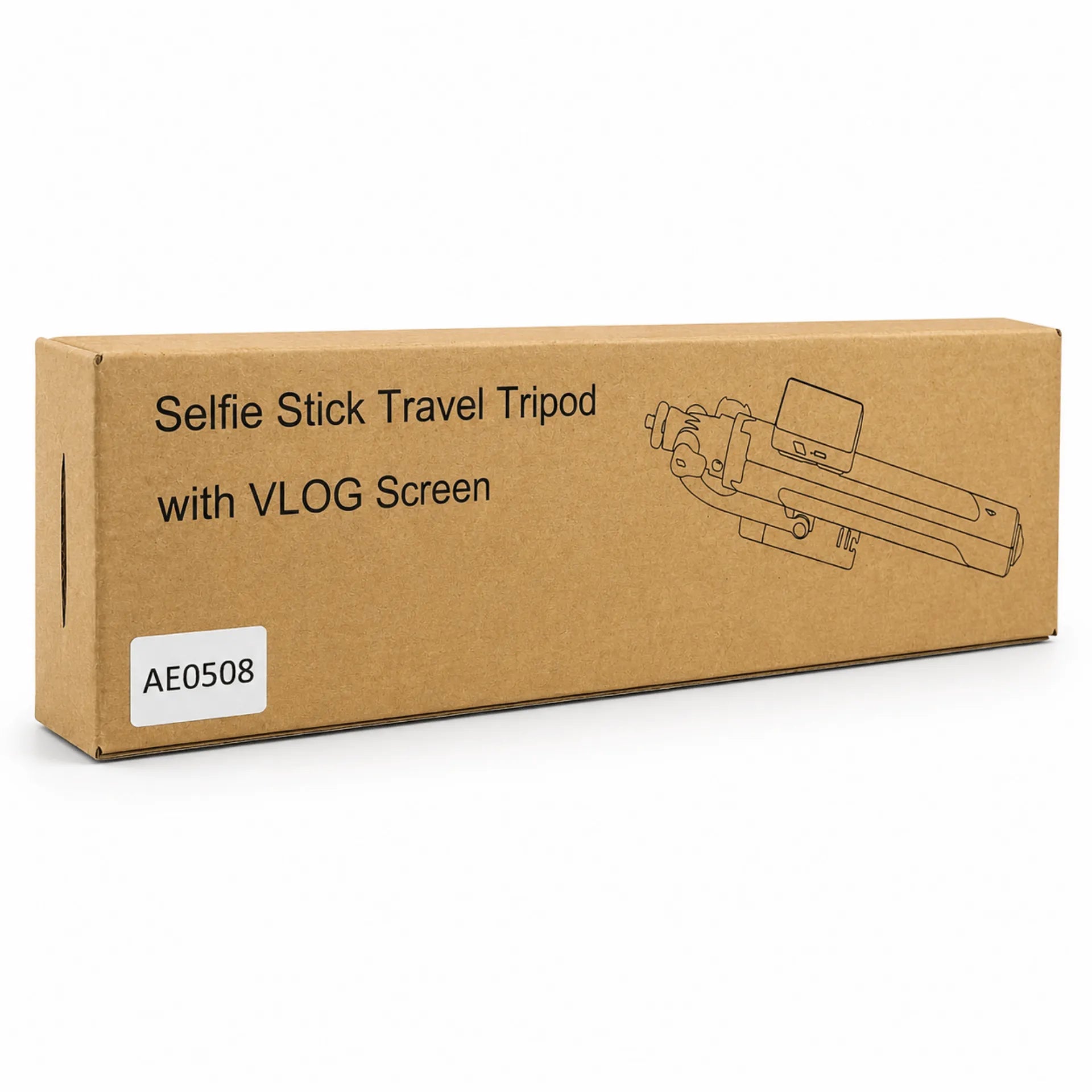 Trípode Selfie Extensible Con Pantalla Inalámbrica De 2 Pulgadas AE0508