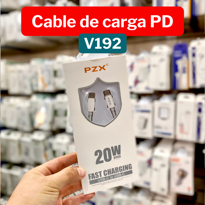 Cargue la imagen en el visor de la galería, Cable P/Celular PZX PD 20W C-C V192C
