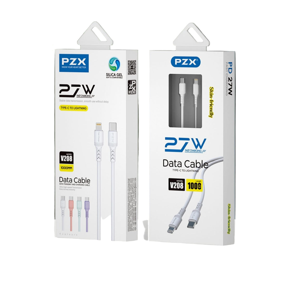 Cable  PZX De Carga De 27w TipoC a TipoC V208