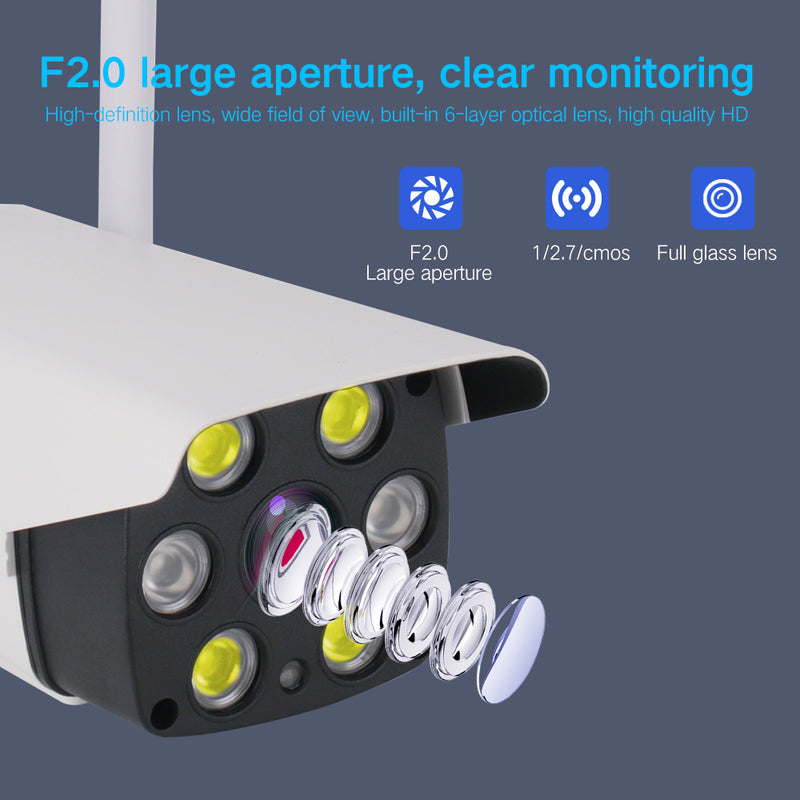 Cargue la imagen en el visor de la galería, Cámara Wifi Exterior V380 Pro V587 ¡Envio Gratis!
