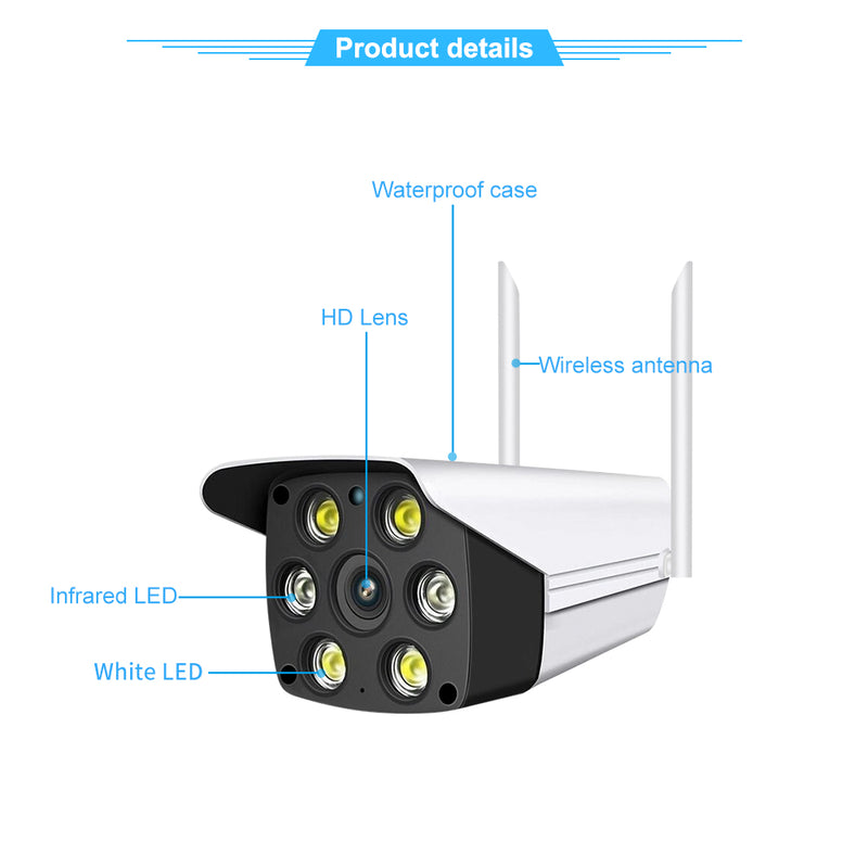 Cargue la imagen en el visor de la galería, Cámara Wifi Exterior V380 Pro V587 ¡Envio Gratis!
